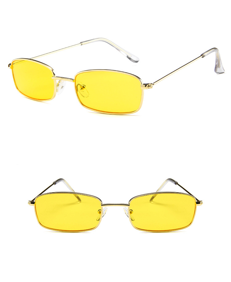 Retro sluneční brýle s malými barevnými skly