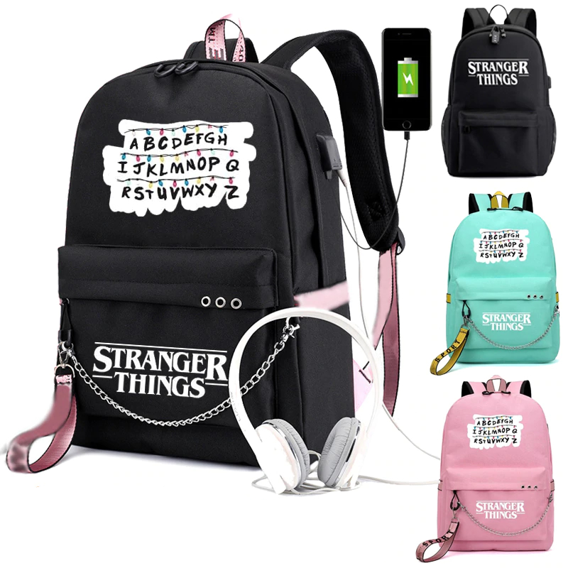 Stranger Things batohy (i s místem na laptop), školní či cestovní batoh